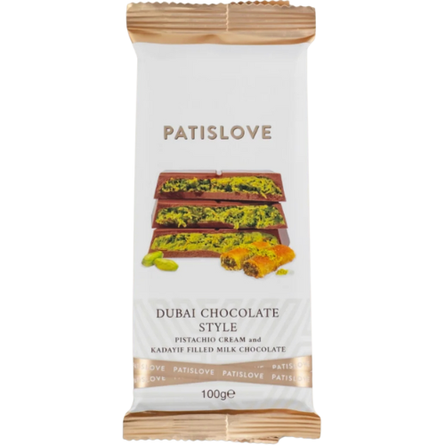 Patislove Dubai Milk Chocolate Pistachio & Kadayif