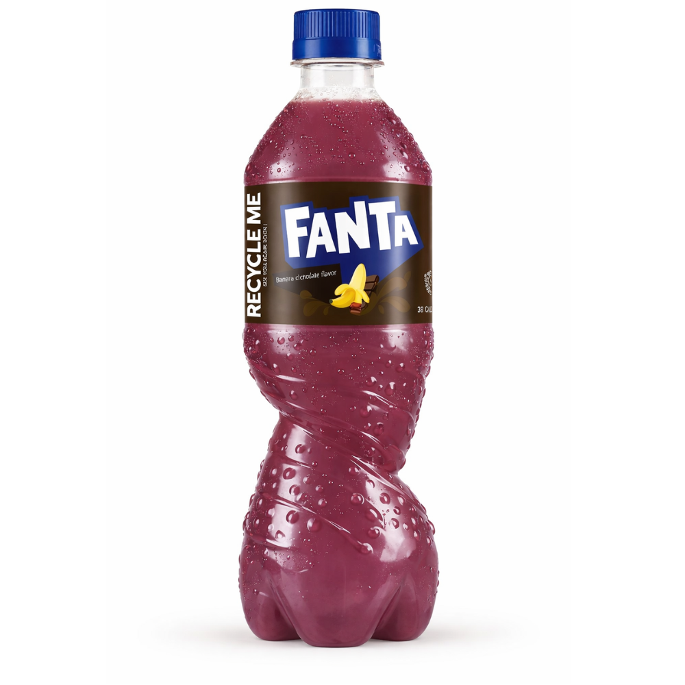 Fanta Bottiglia Cina Banana Cioccolato