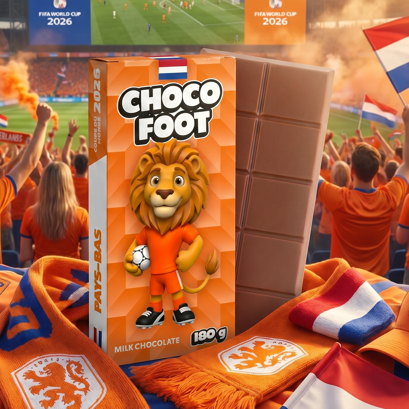 Choco Foot The Netherlands Milk Chocolate