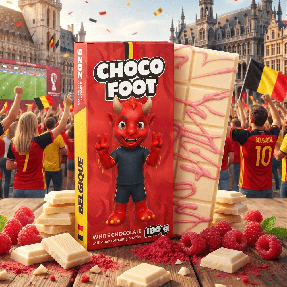 Cioccolato al lampone Choco Foot Belgium