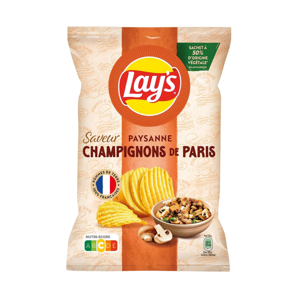Lay's Paysanne Mushrooms from Paris - My American Shop