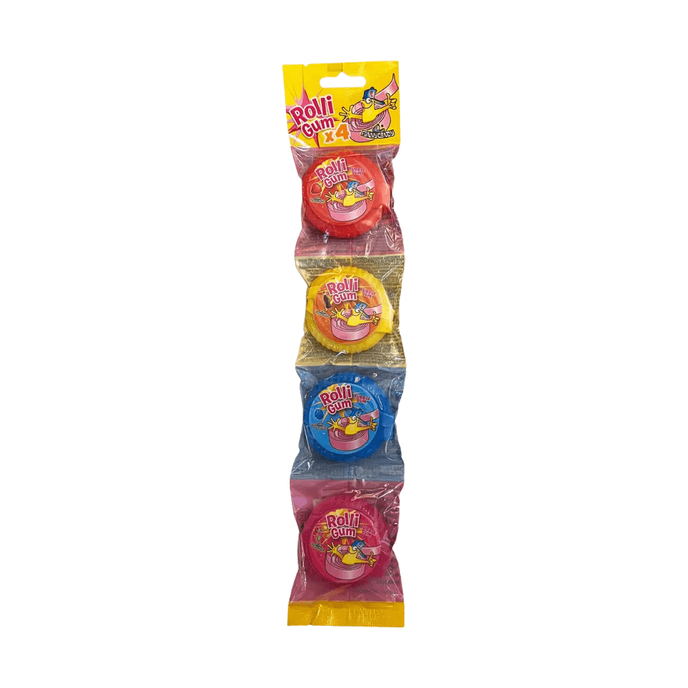 Funnycandy Rolli Gomma da Masticare 4-Pack