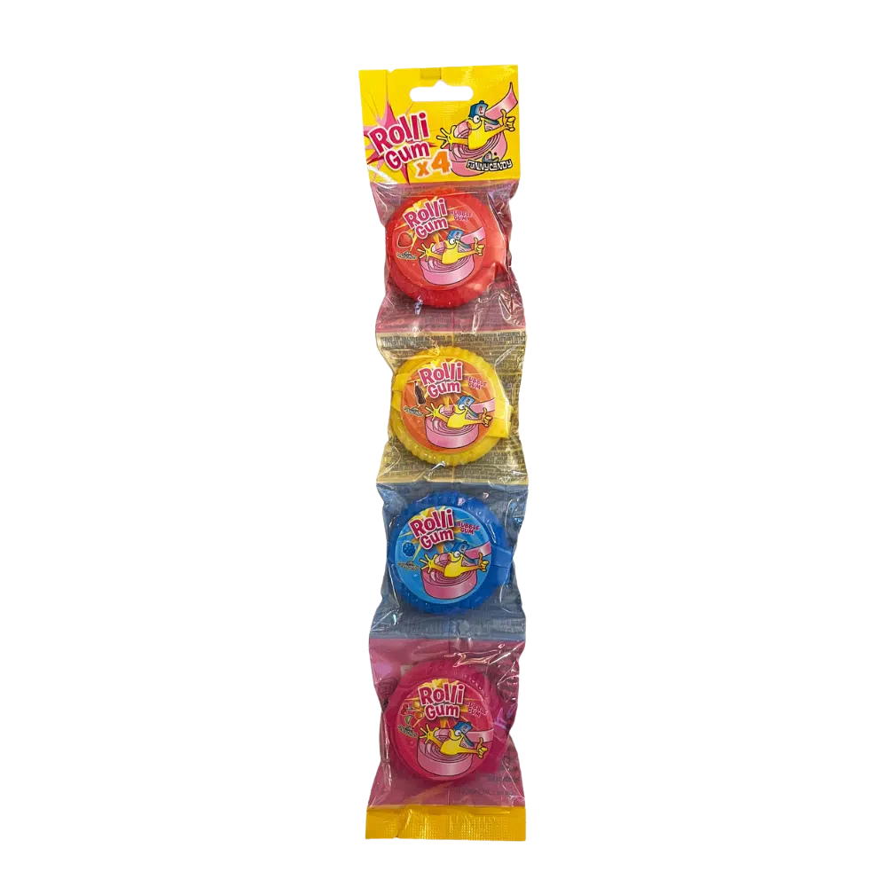 Funnycandy Rolli Gum 4-Pack - My American Shop