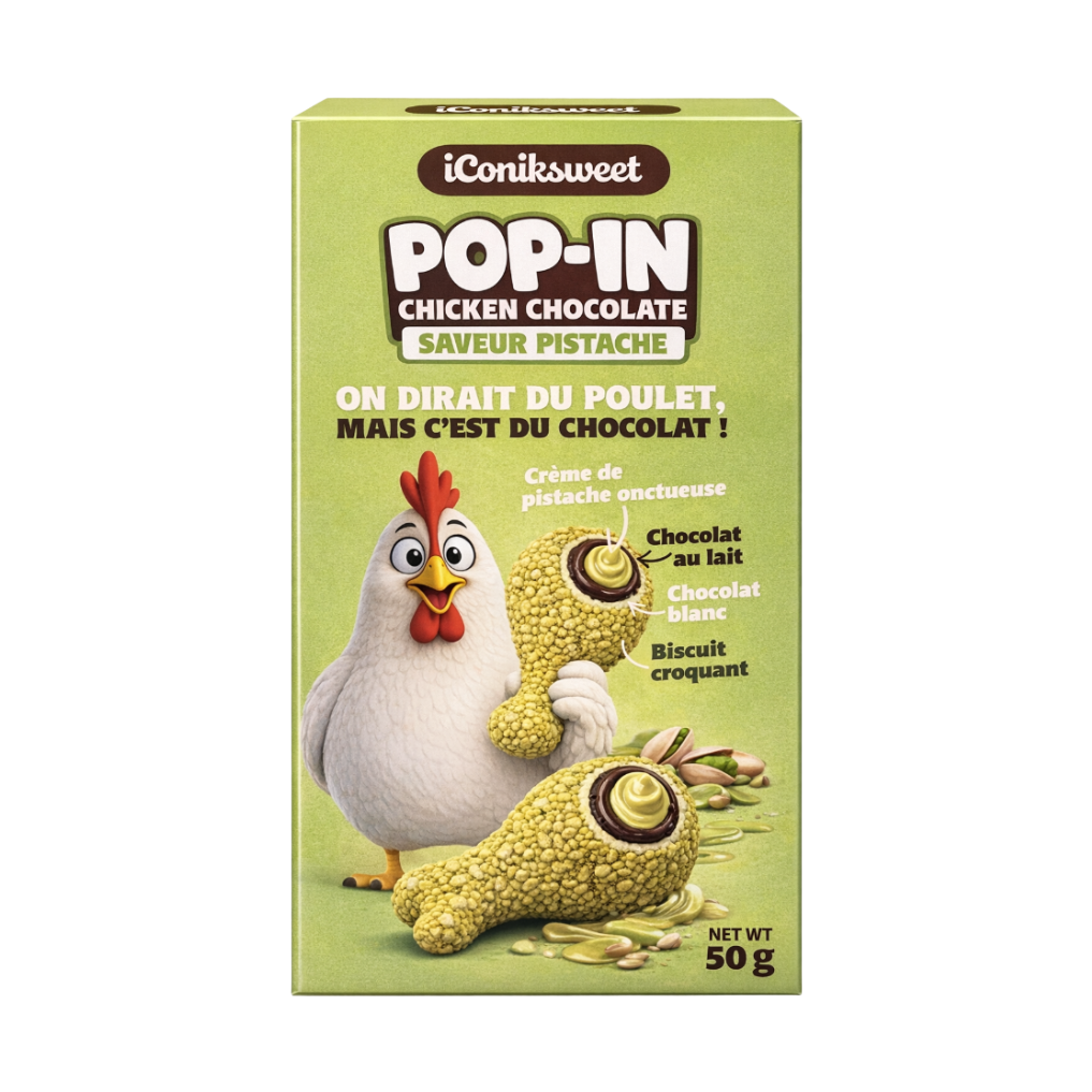 Iconiksweet Pop-In Chicken Pistachio - My American Shop