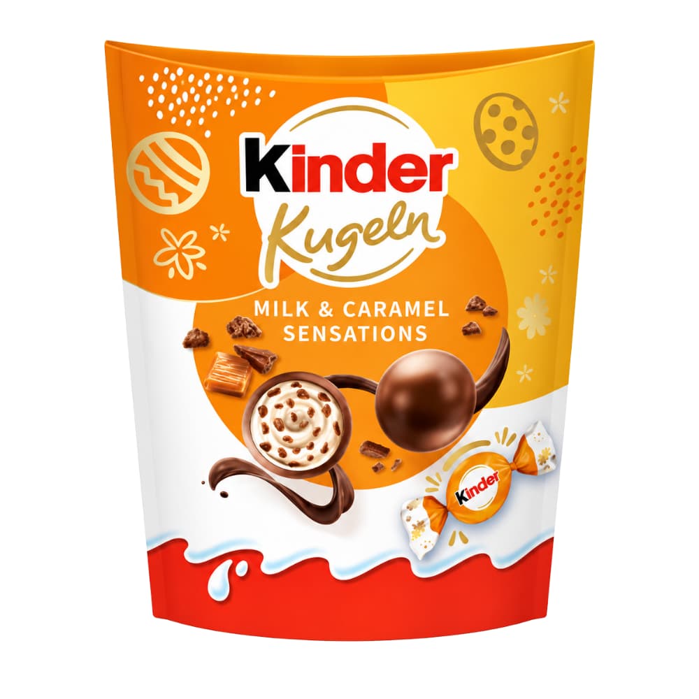 Palline Kinder Sensazione al latte e caramello