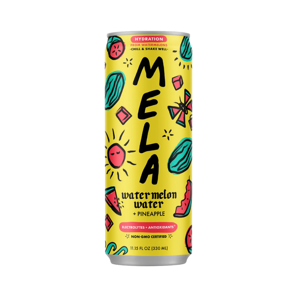 Acqua di anguria e succo di ananas