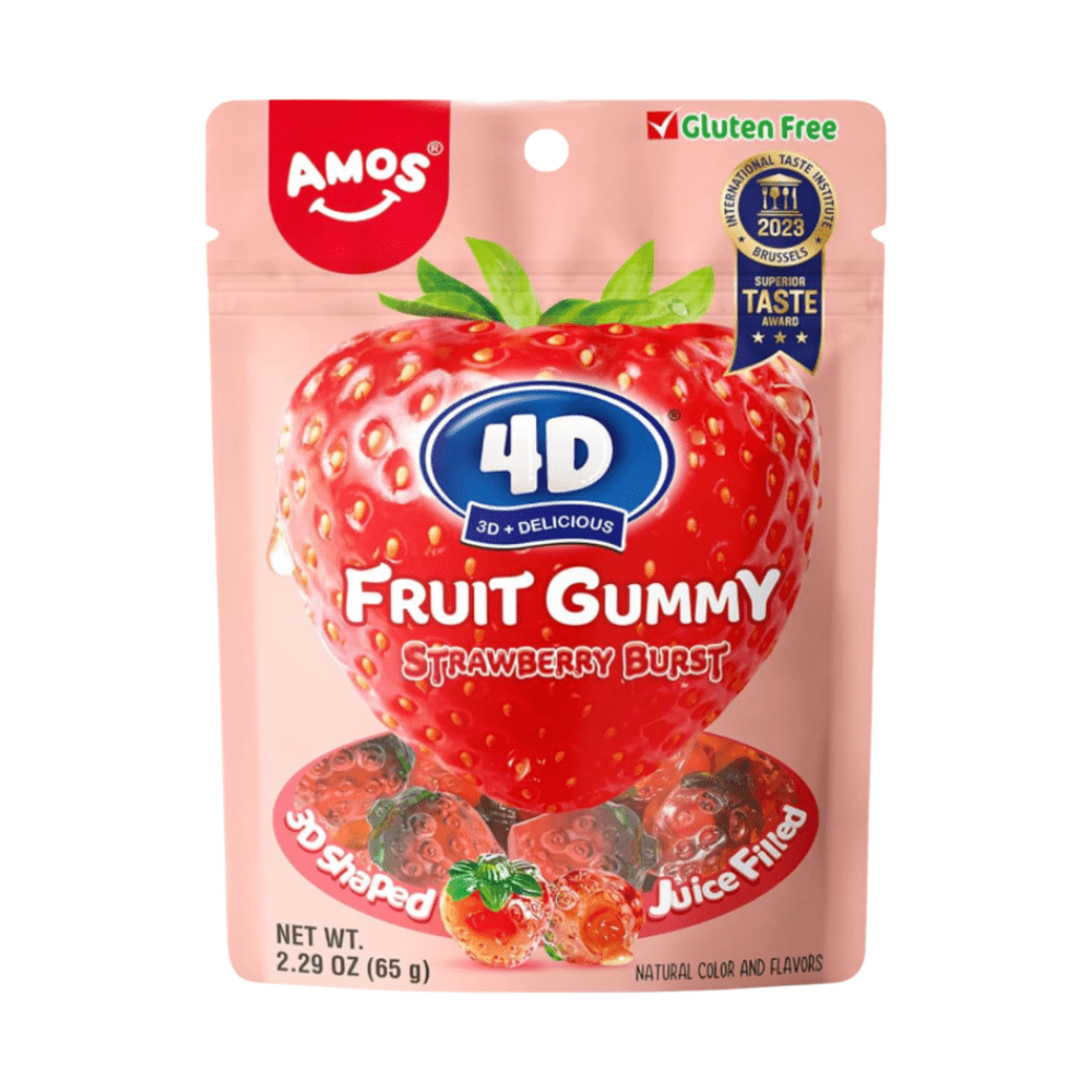 Amos 4D Frutta Gommosa Fragola