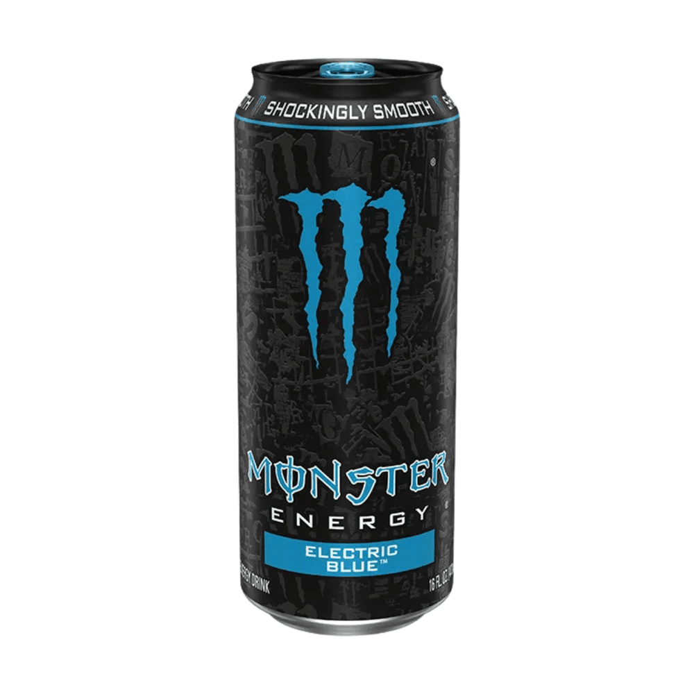 Monster Energy Electric Blue 473ml : boisson énergisante goût bonbon fruité