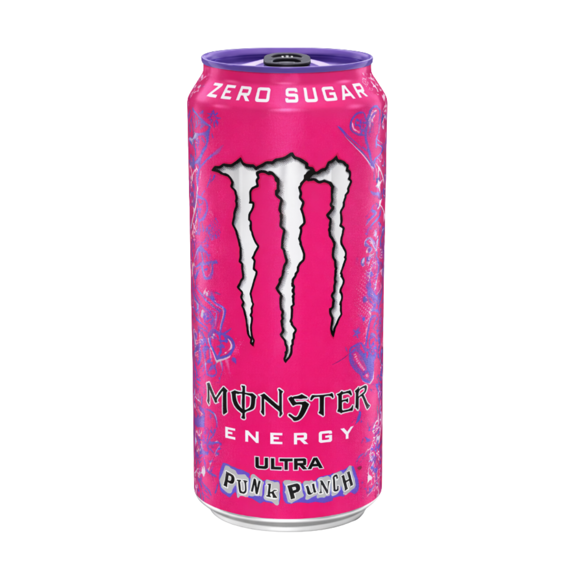 Monster Ultra Punk Punch 473ml : boisson énergisante zéro sucre saveur punch tropical