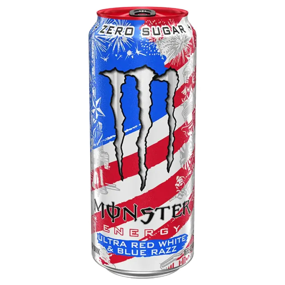 Monster Ultra Red White Blue Razz