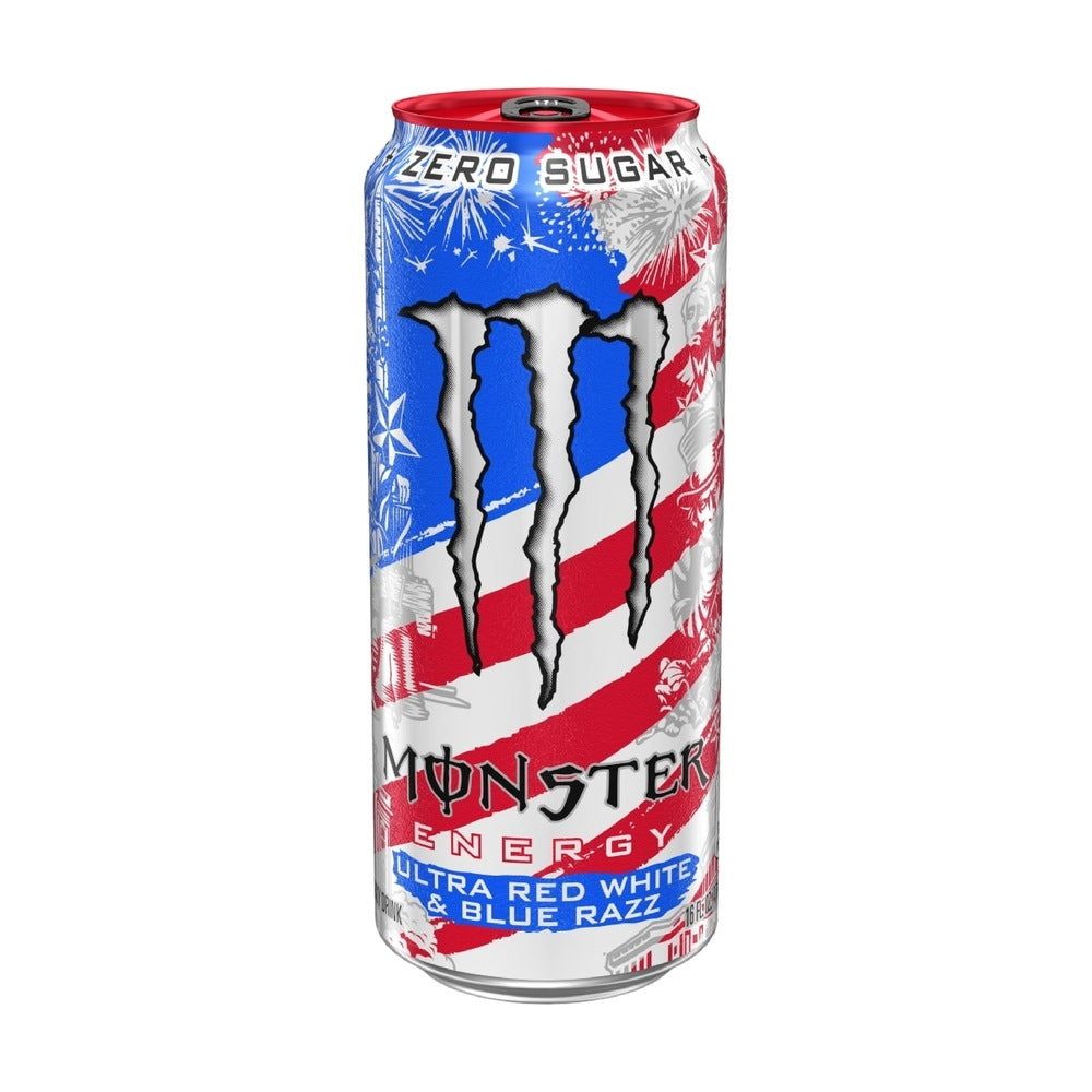 Monster Ultra Rosso Bianco Blu Razz