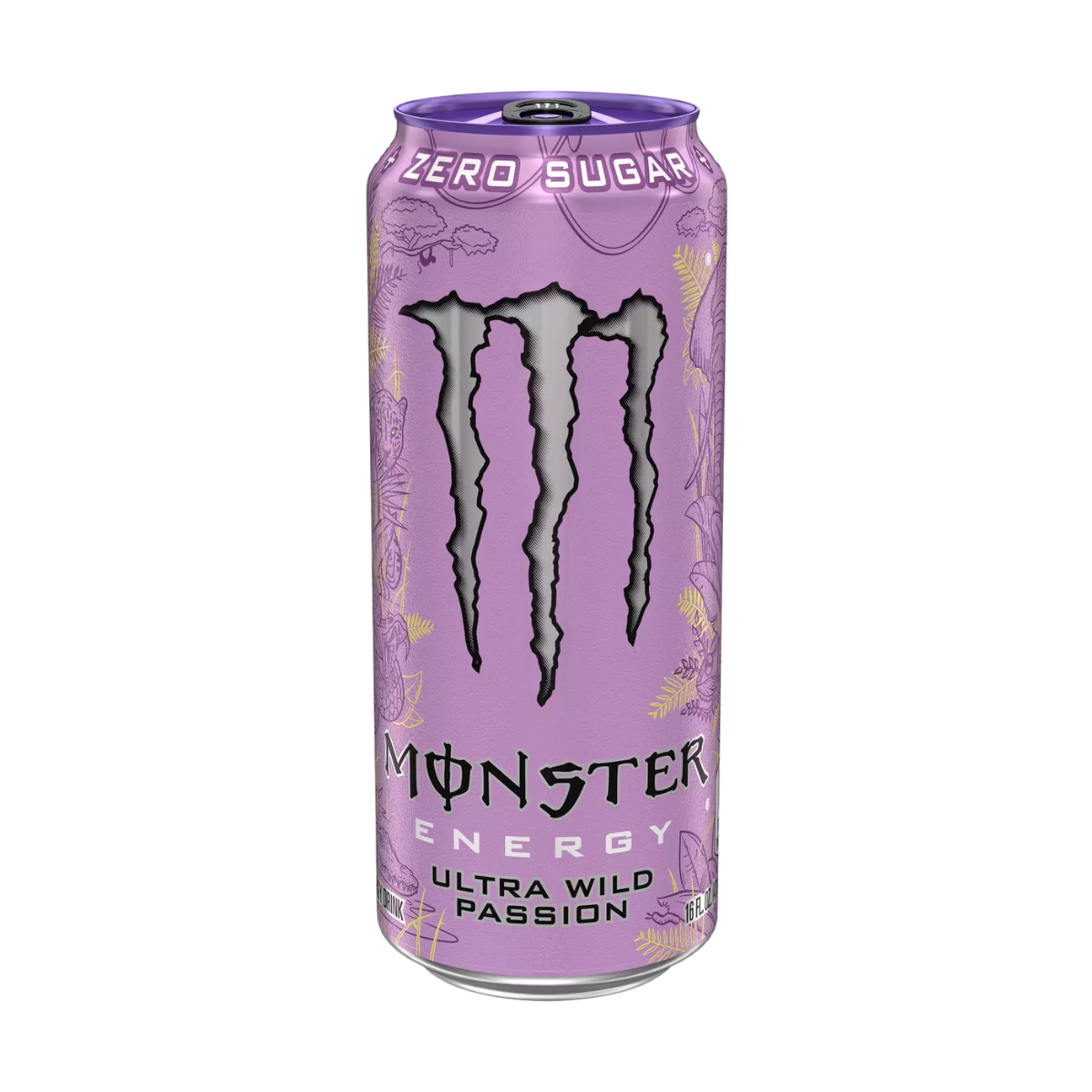 Monster Energy Ultra Wild Passion Zero Sugar 473ml : boisson énergisante fruit de la passion zéro sucre