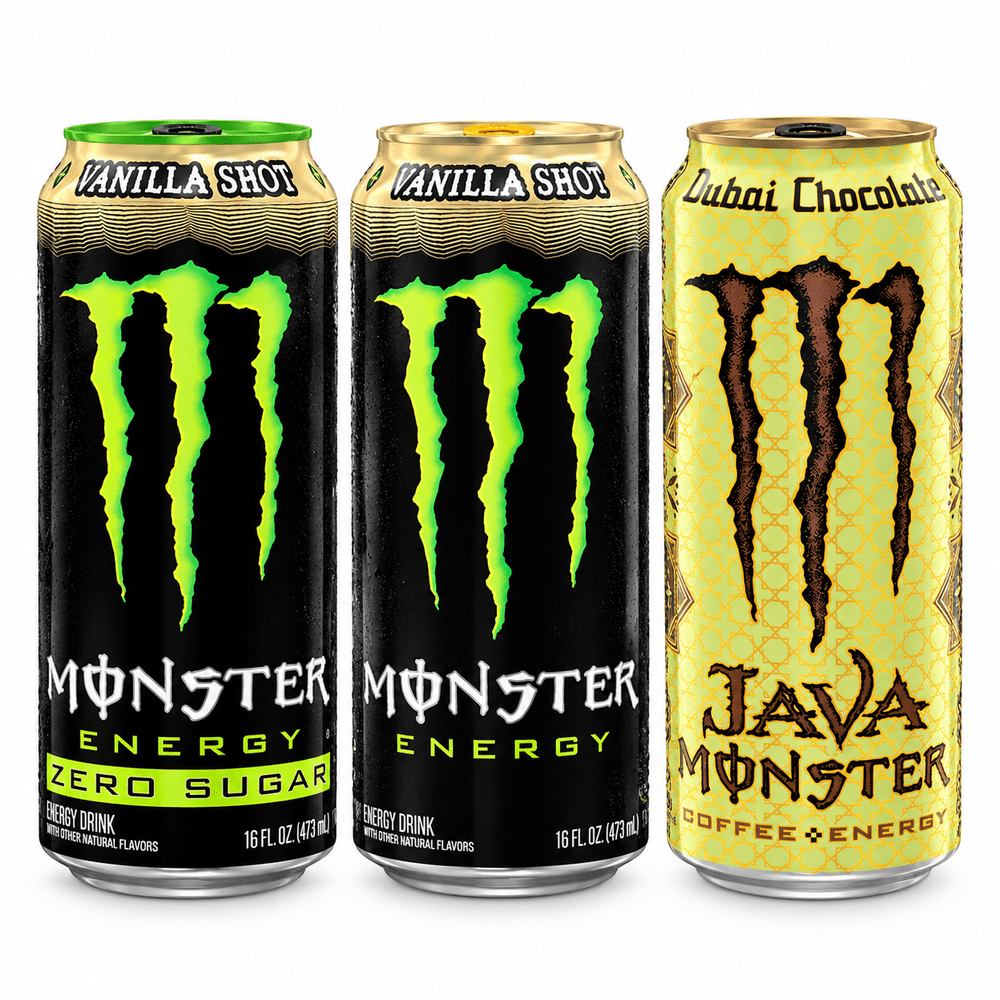 Bundle Discovery Monster – Shot alla vaniglia e cioccolato di Dubai, confezione da 3