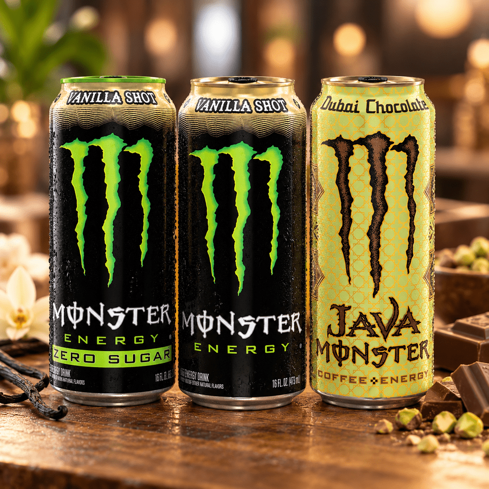 Bundle Discovery Monster – Shot alla vaniglia e cioccolato di Dubai, confezione da 3