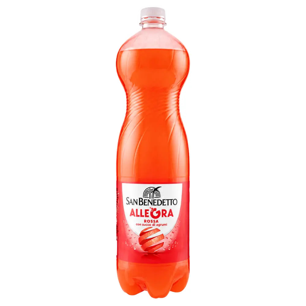 Bottiglia di soda San Benedetto ai frutti rossi