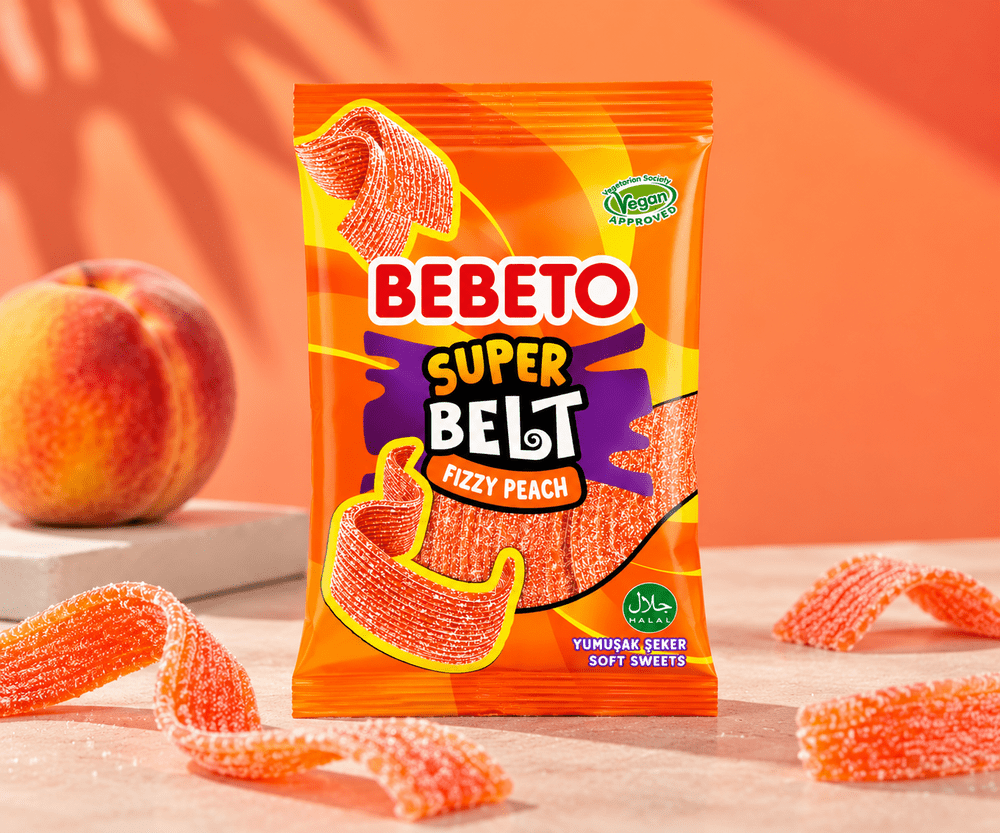Bebeto Super Belt alla pesca frizzante