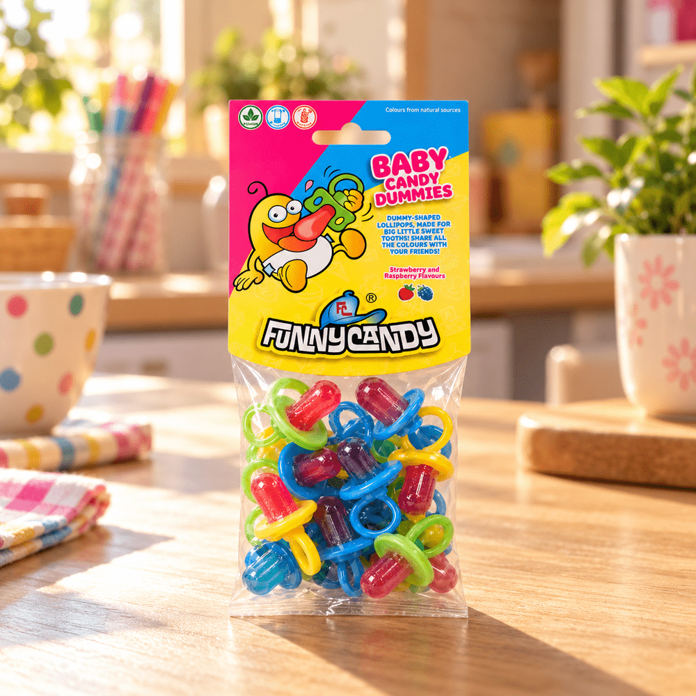 Caramelle divertenti, caramelle gommose a forma di ciuccio per bambini