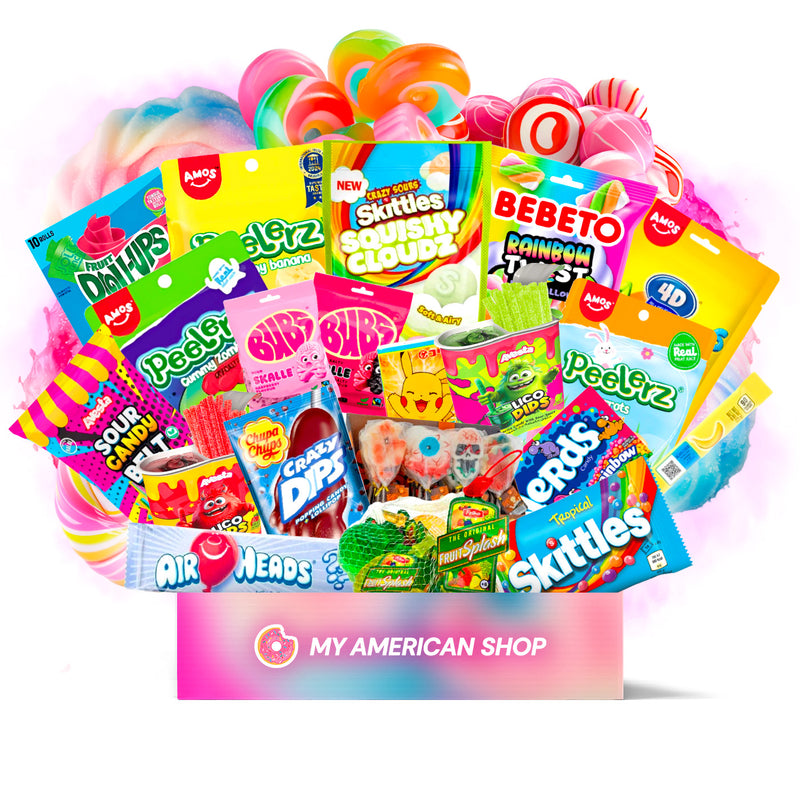 Confezione di caramelle americane