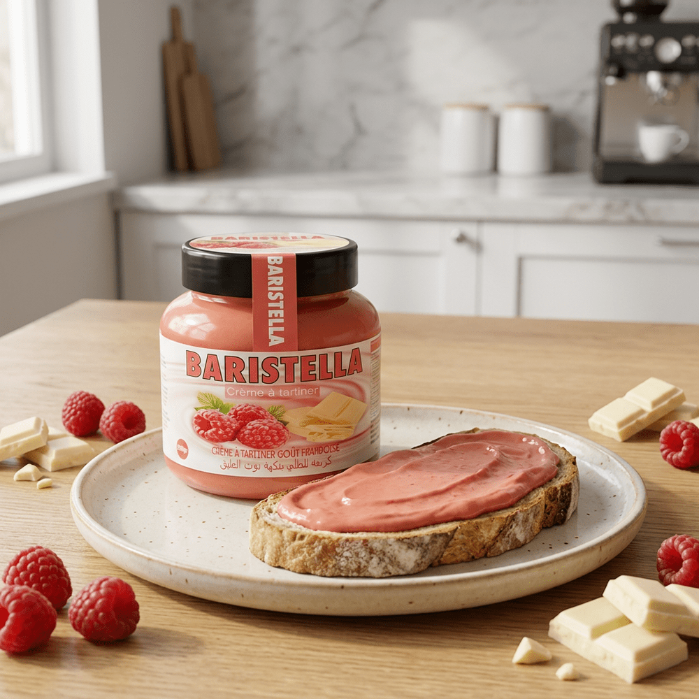Baristella Crema di Cioccolato Bianco e Lampone