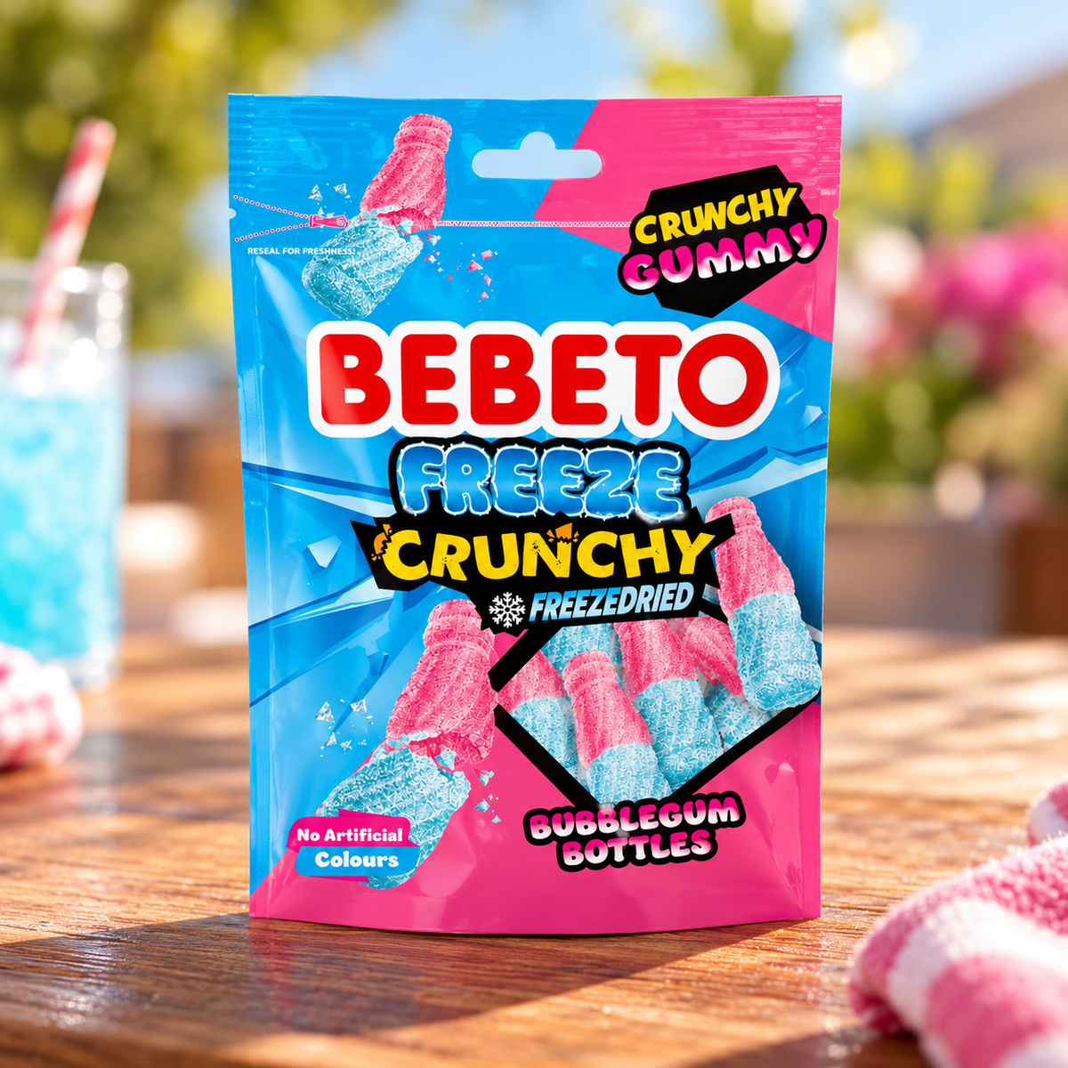 Bebeto Freeze Crunchy Chewing Gum