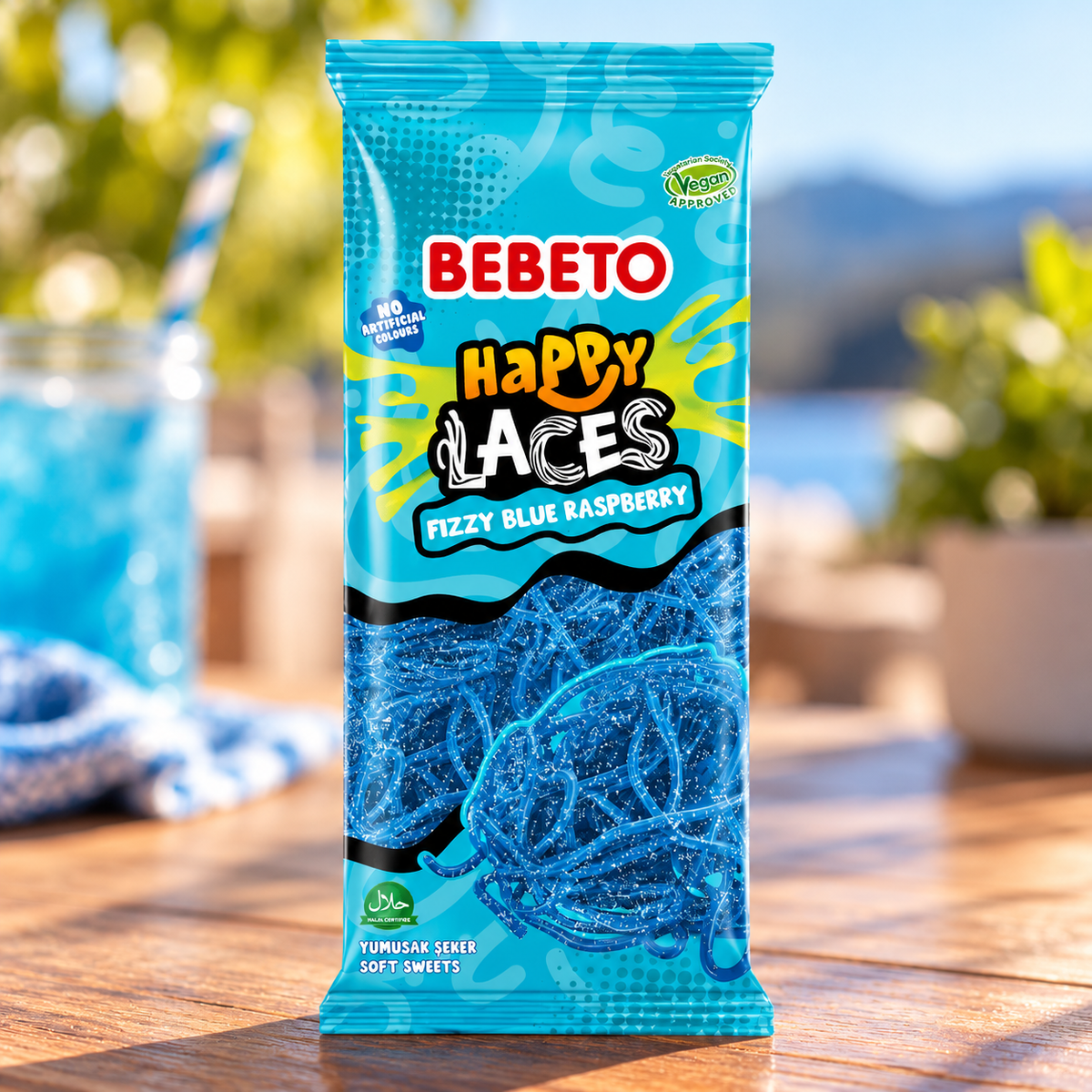 Bebeto Happy Laces Lampone Blu Frizzante