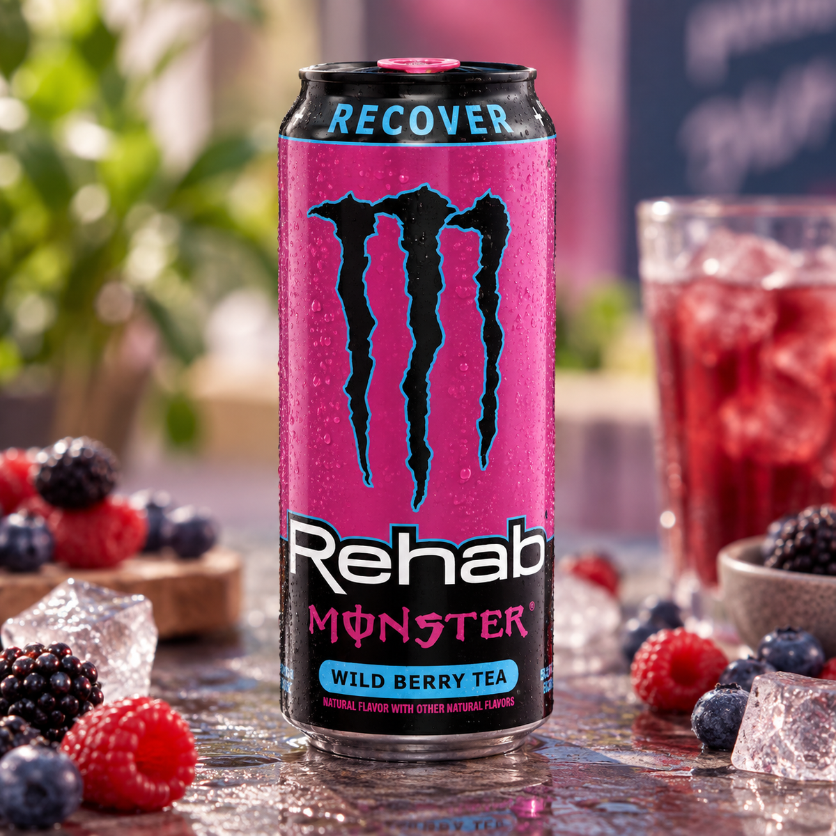 Monster Rehab Wild Berry Tea
