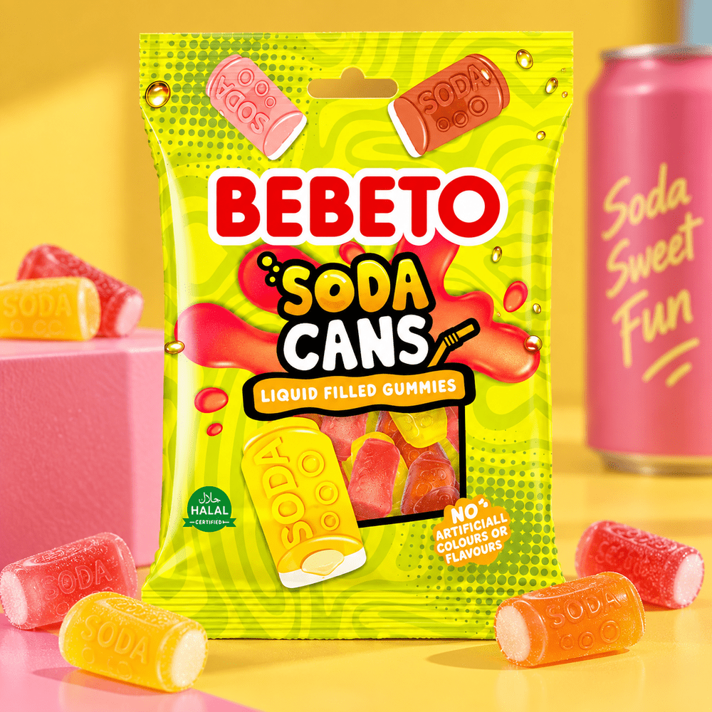 Lattine di soda Bebeto Jelly