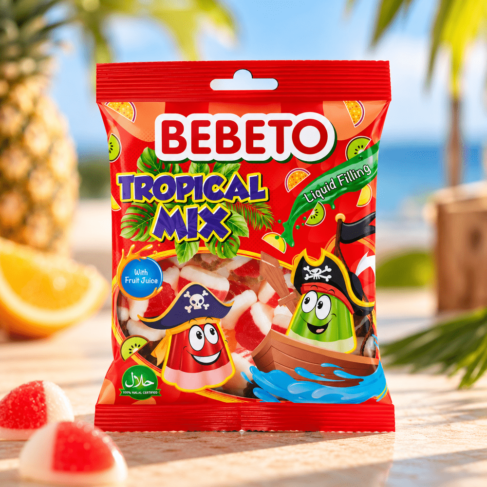 Bebeto Gelatina Mix Tropicale