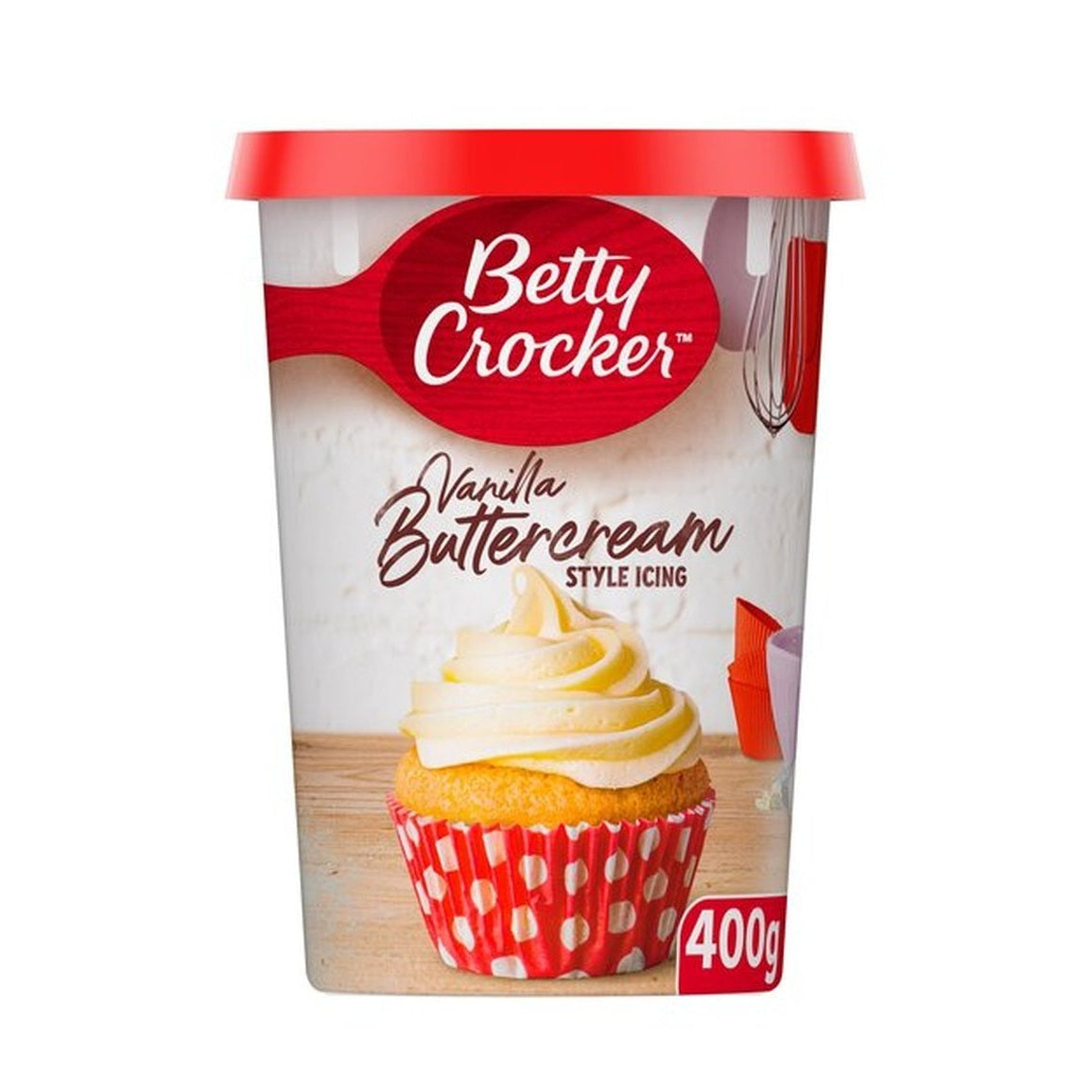 Betty Crocker glassa alla vaniglia e crema al burro