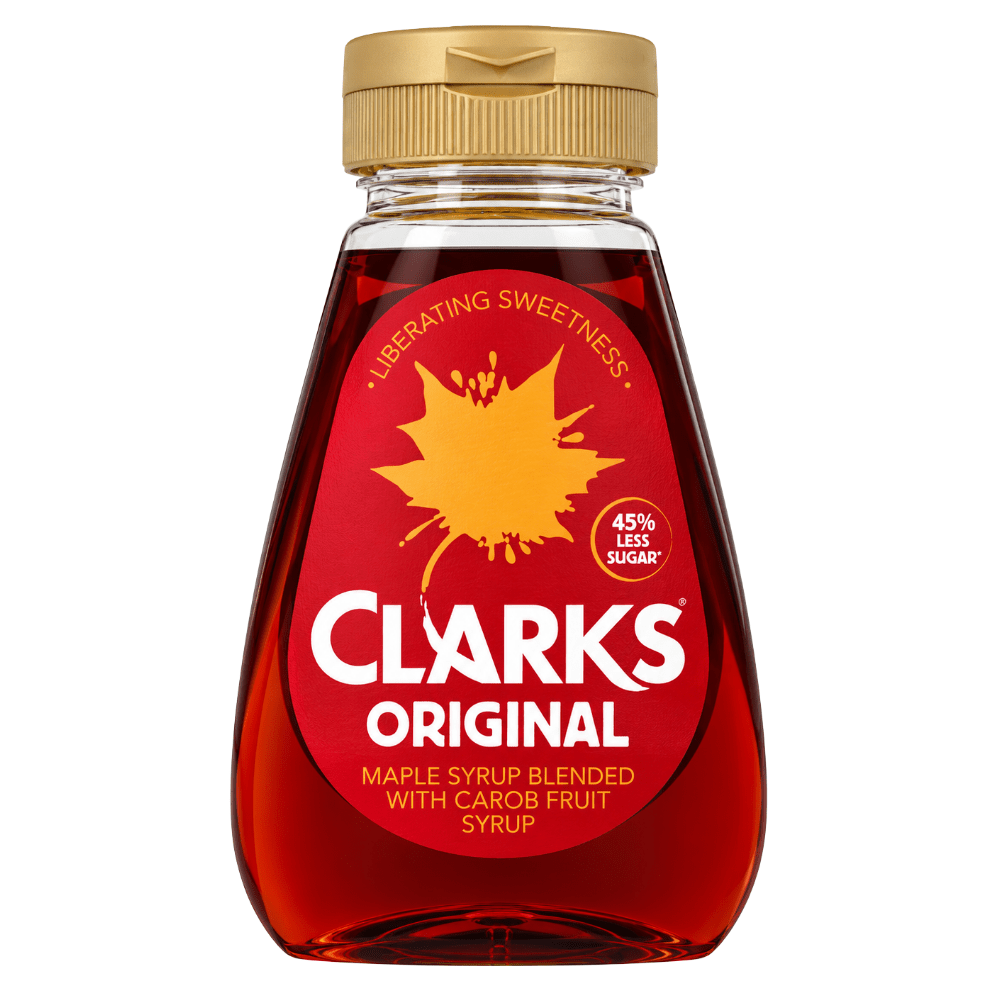 Clarks sciroppo originale di frutta all'acero e carruba