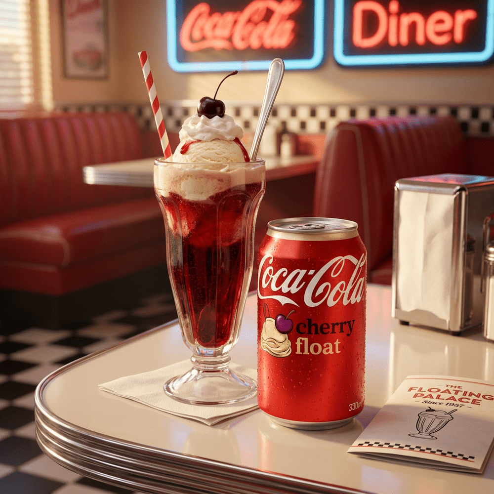 Lattina Coca Cola Cherry Float