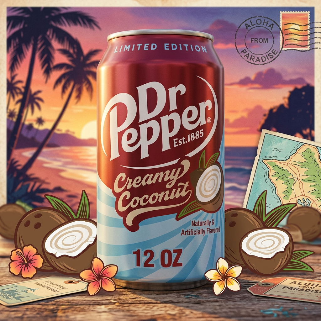 Dr Pepper Cocco Cremoso