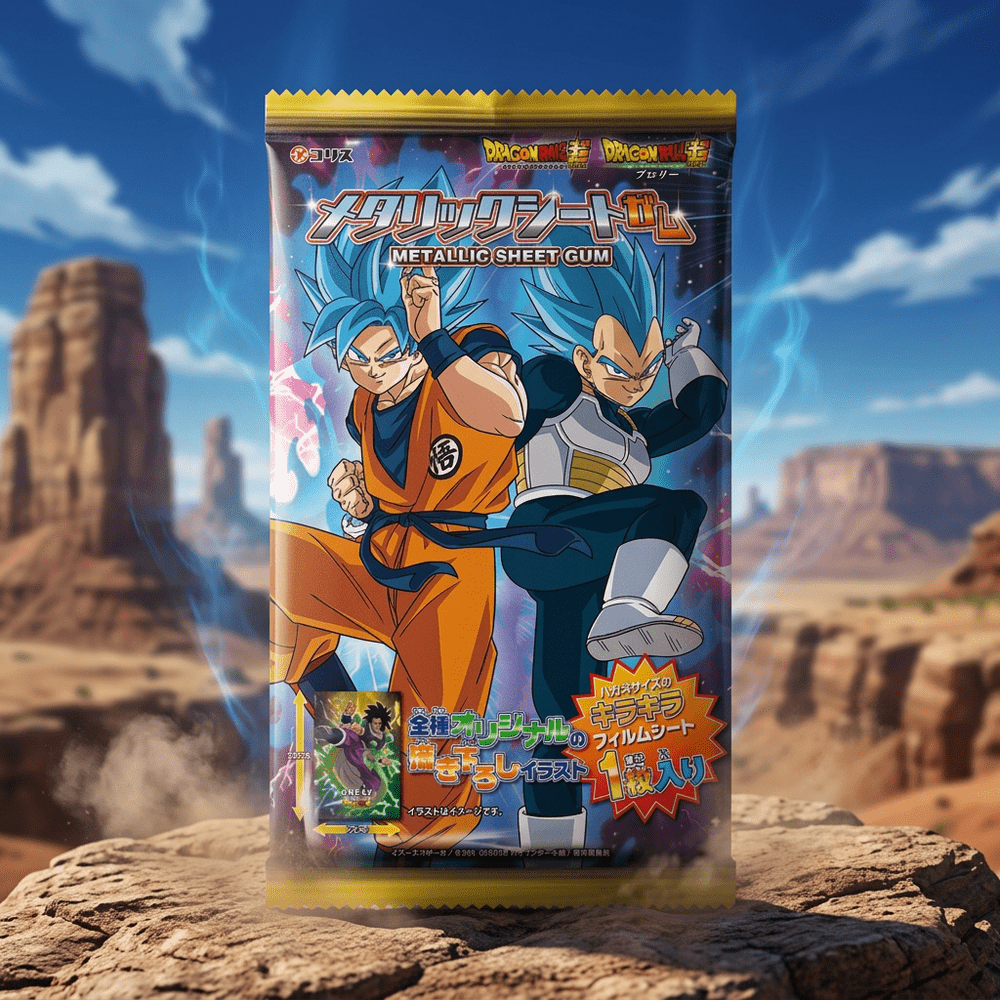 Coris Dragon Ball Gomma Foglio Metallico