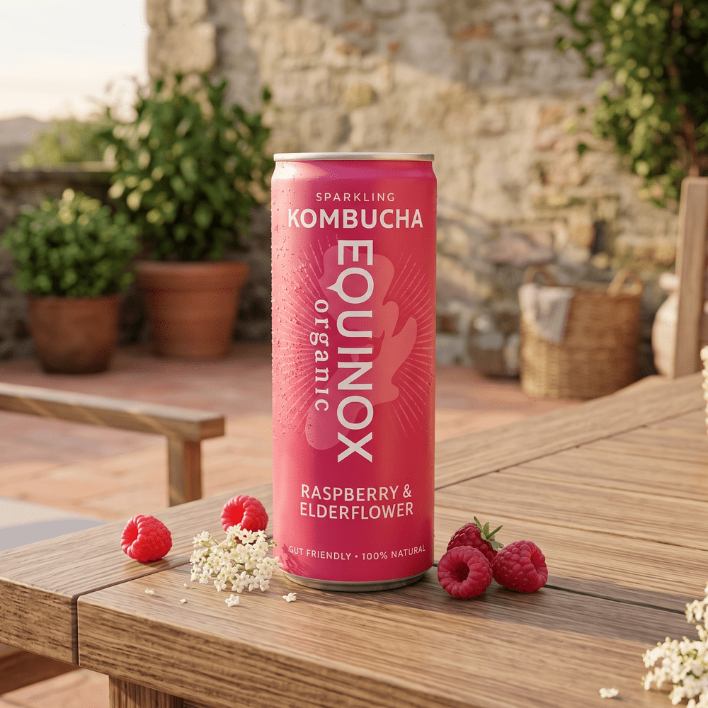 Equinox Kombucha Biologico Lampone Sambuco