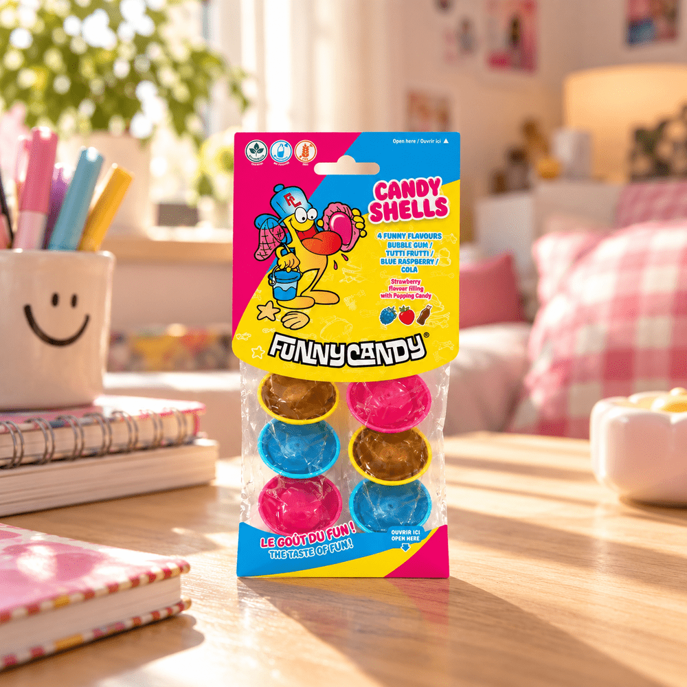 Gusci di caramelle divertenti