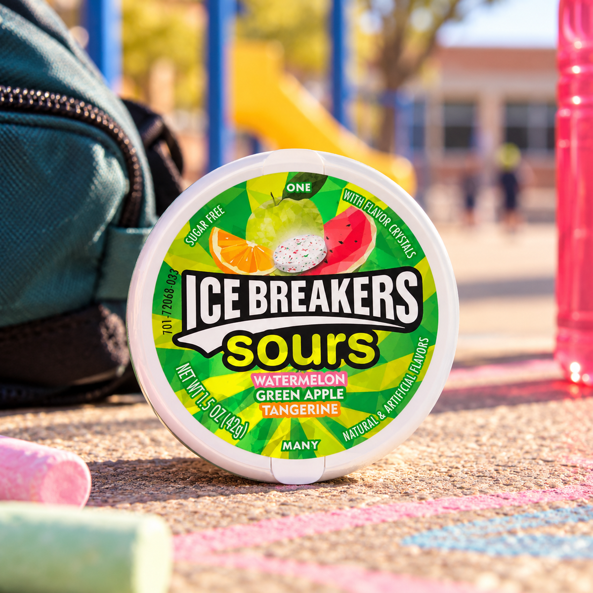 Ice Breakers Sours all'anguria, mela verde e mandarino