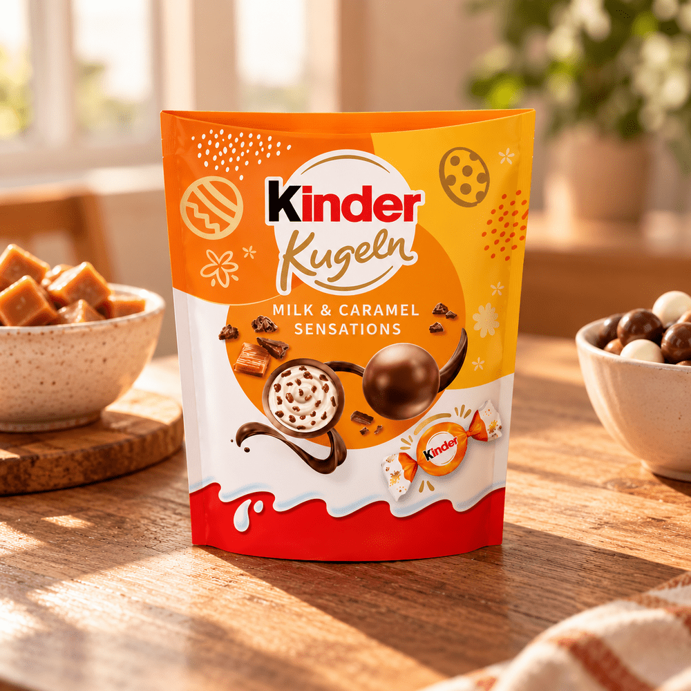 Palline Kinder Sensazione al latte e caramello