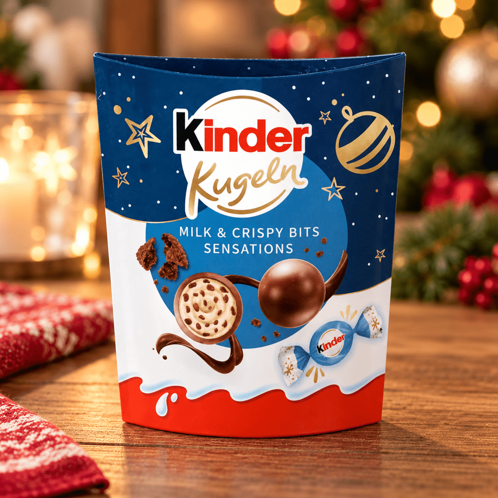 Palline Kinder Sensazione al latte e pezzetti croccanti