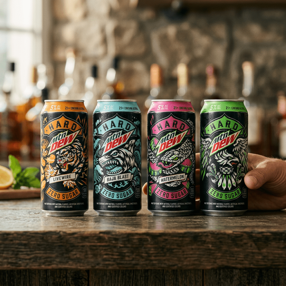 Mountain Dew Hard Mix 5% Alcohol - 1 lattina