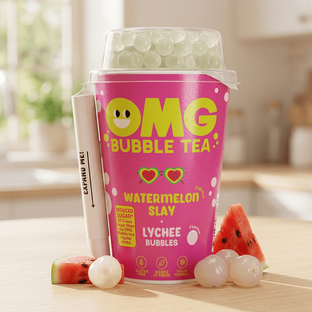 OMG Bubble Tea Anguria e Litchi