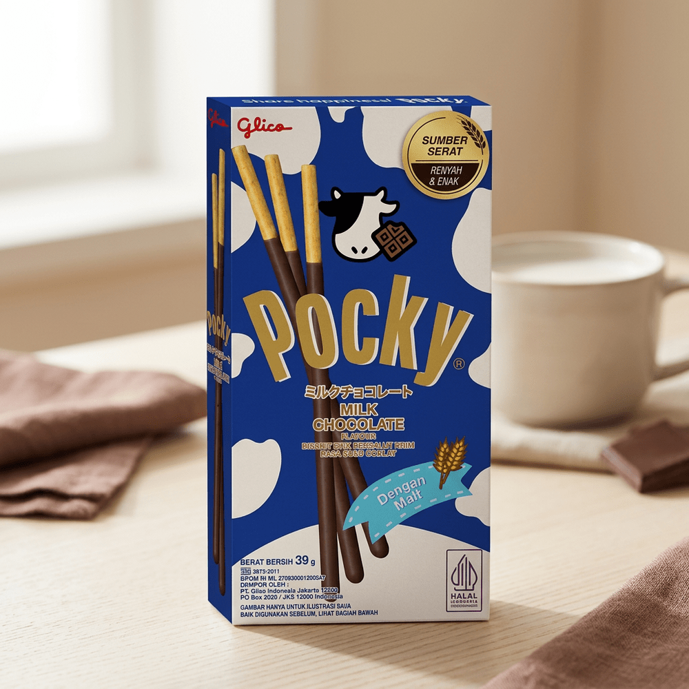 Pocky al cioccolato al latte