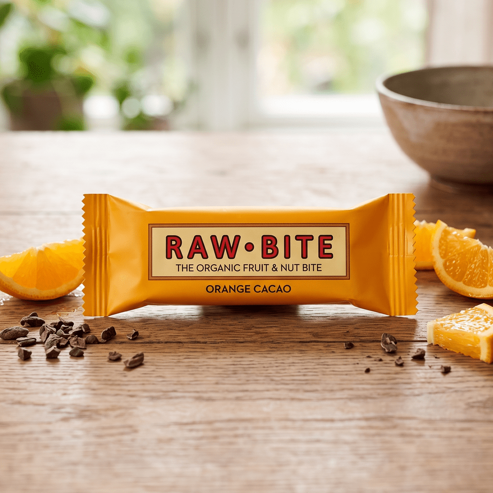 Rawbite Frutta e Noci Biologica Arancia Cacao