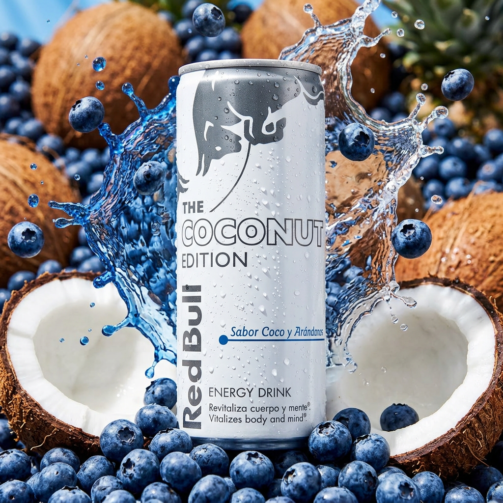 Red Bull Energy Drink Edizione Bianca Cocco & Mirtillo