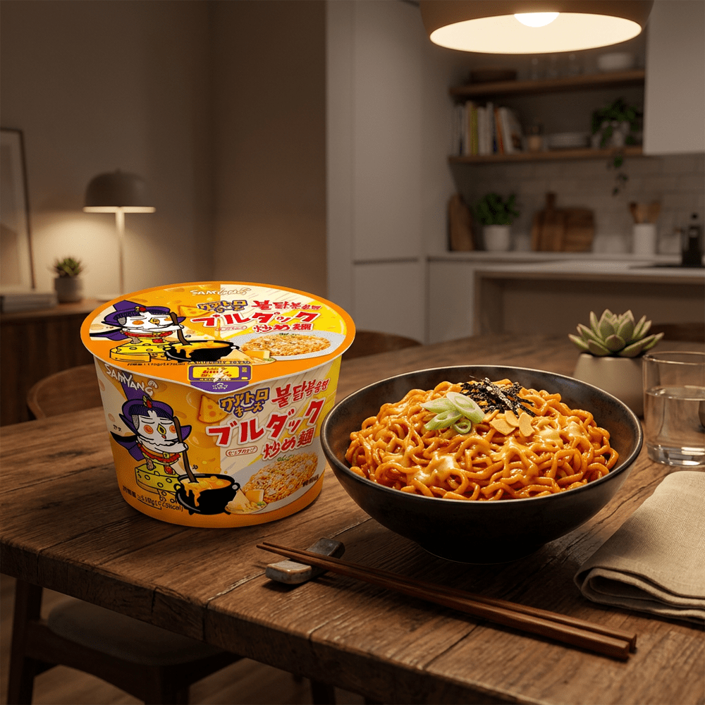 Samyang 4 Gusti Formaggio Pollo Fuoco Noodle