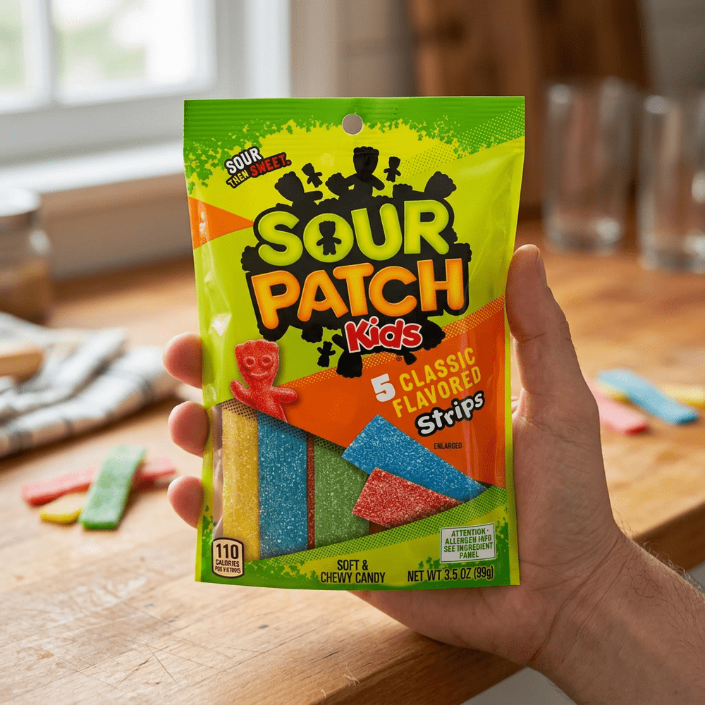 Sour Patch Kids Strips Classic Flavored bonbons en bandes acidulées