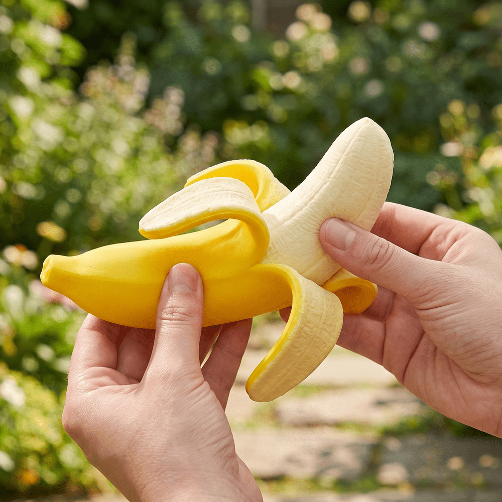 Banana Sbucciata Morbida