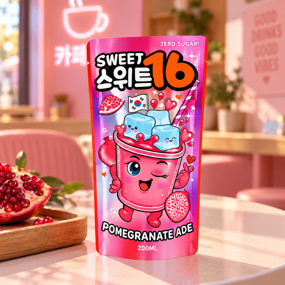 Sweet16 Ade al melograno senza zucchero