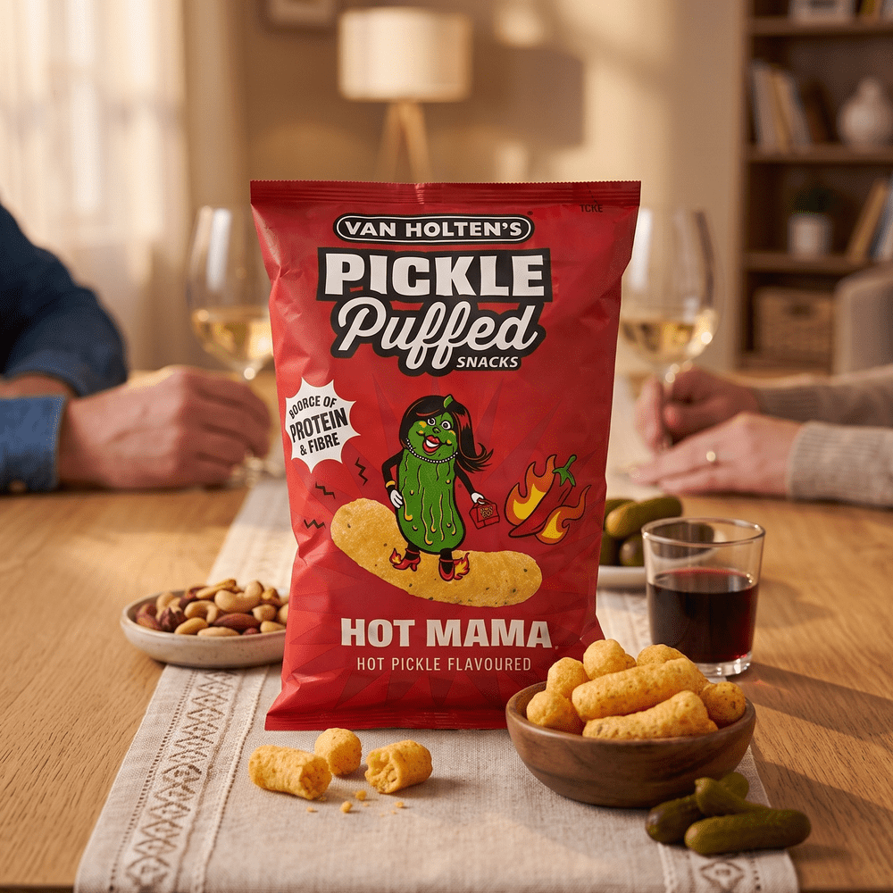 Van Holten's Snack Soffiati al Cetriolo Hot Mama