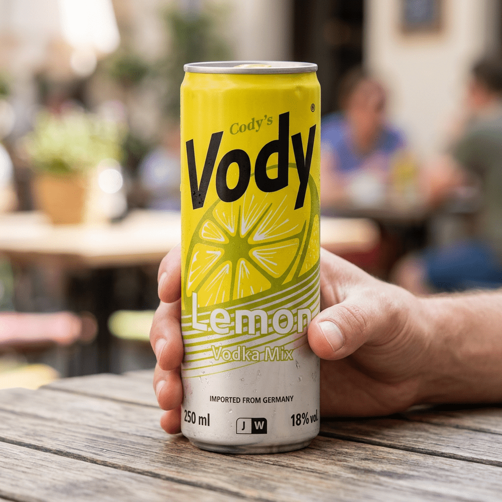 Vody Vodka Mix al limone, gradazione alcolica 18%