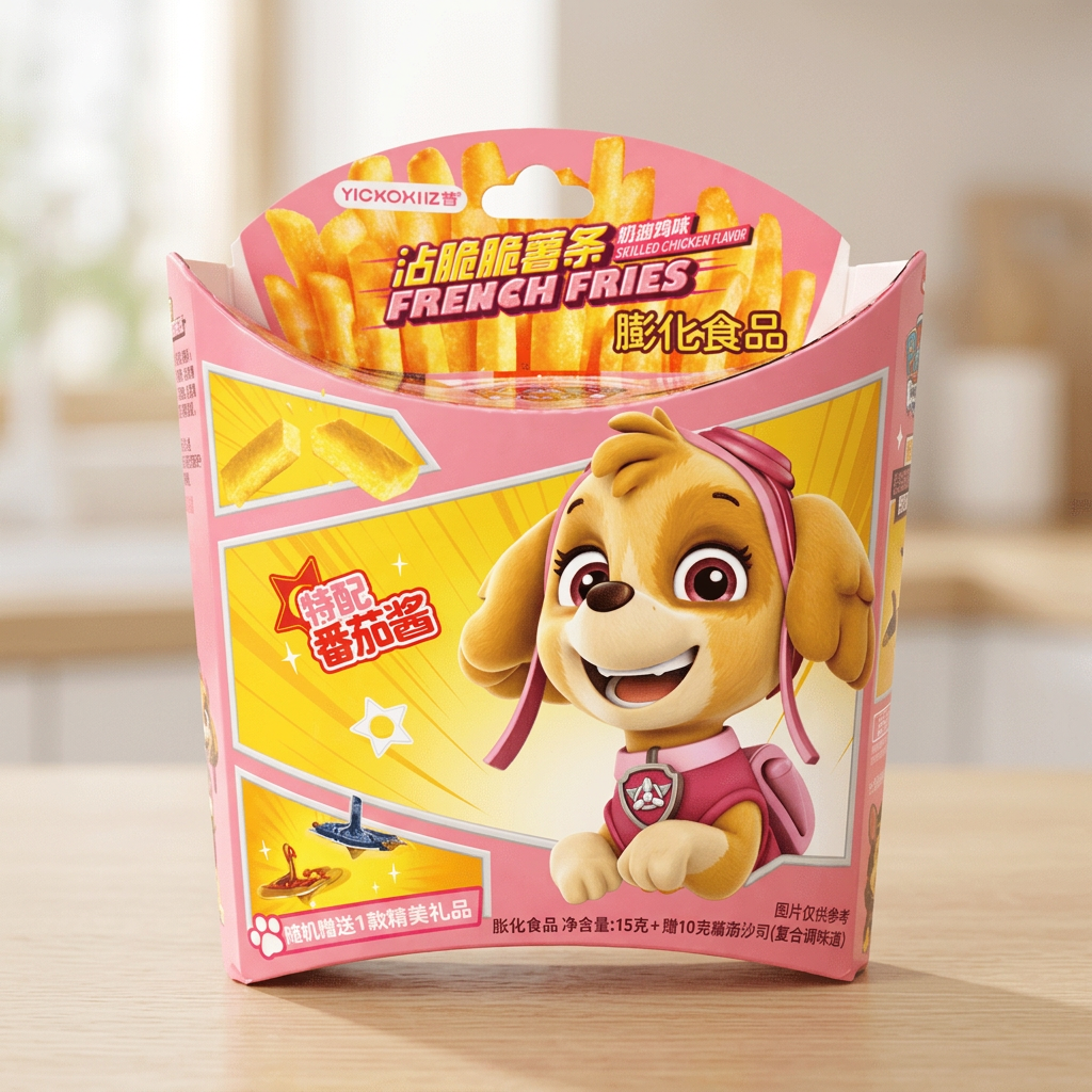 Yizhi Paw Patrol Patatine Croccanti Ali di Pollo alla Griglia